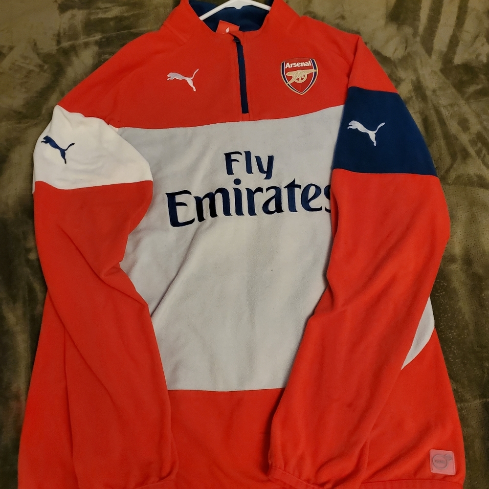 Arsenal Fleece. Quarter Zip